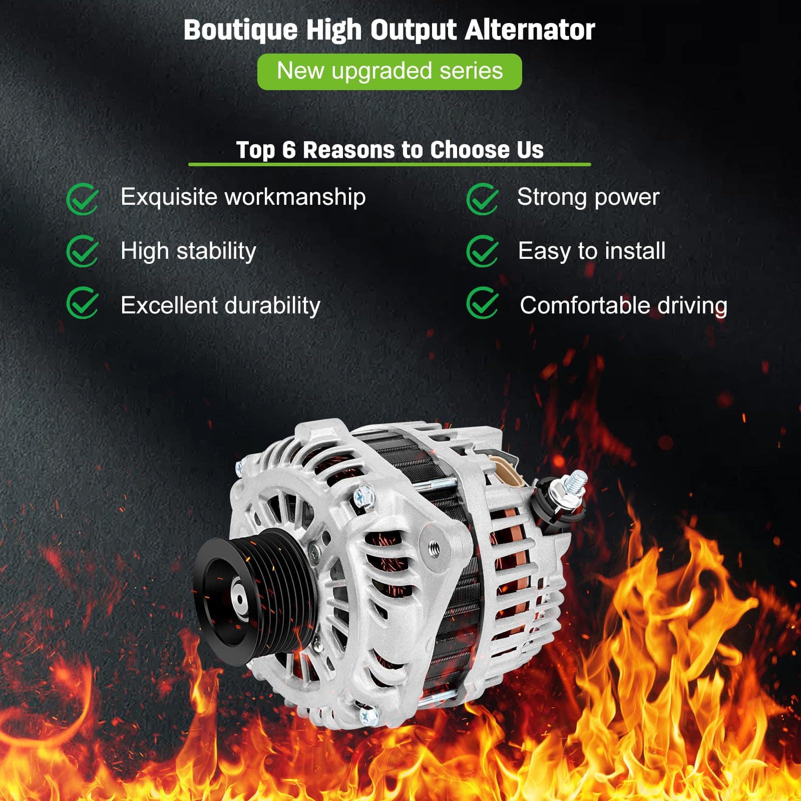 Alternadores SCITOO 11341 11557 Compatibles Con Altima 3.5L - Imagen 3