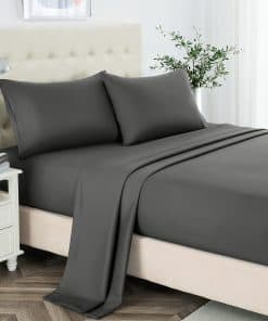 Juego de sábanas Lanest Housing Full, 2400 hilos, suaves