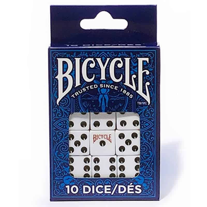 Paquete de 6 dados de bicicleta de 10 dados