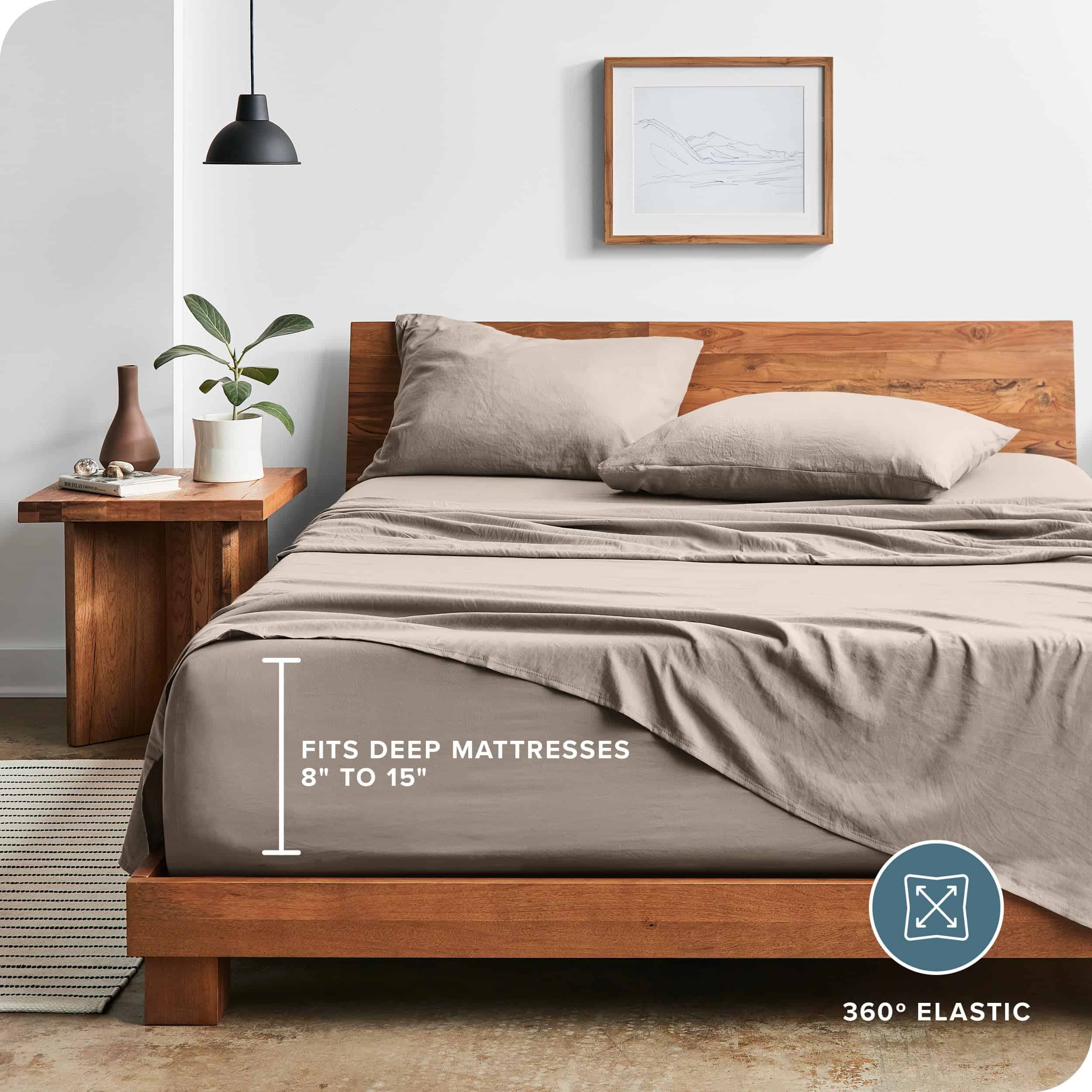 Juego de sábanas Twin Bare Home - 1800 de lujo Ultra suave - Imagen 5