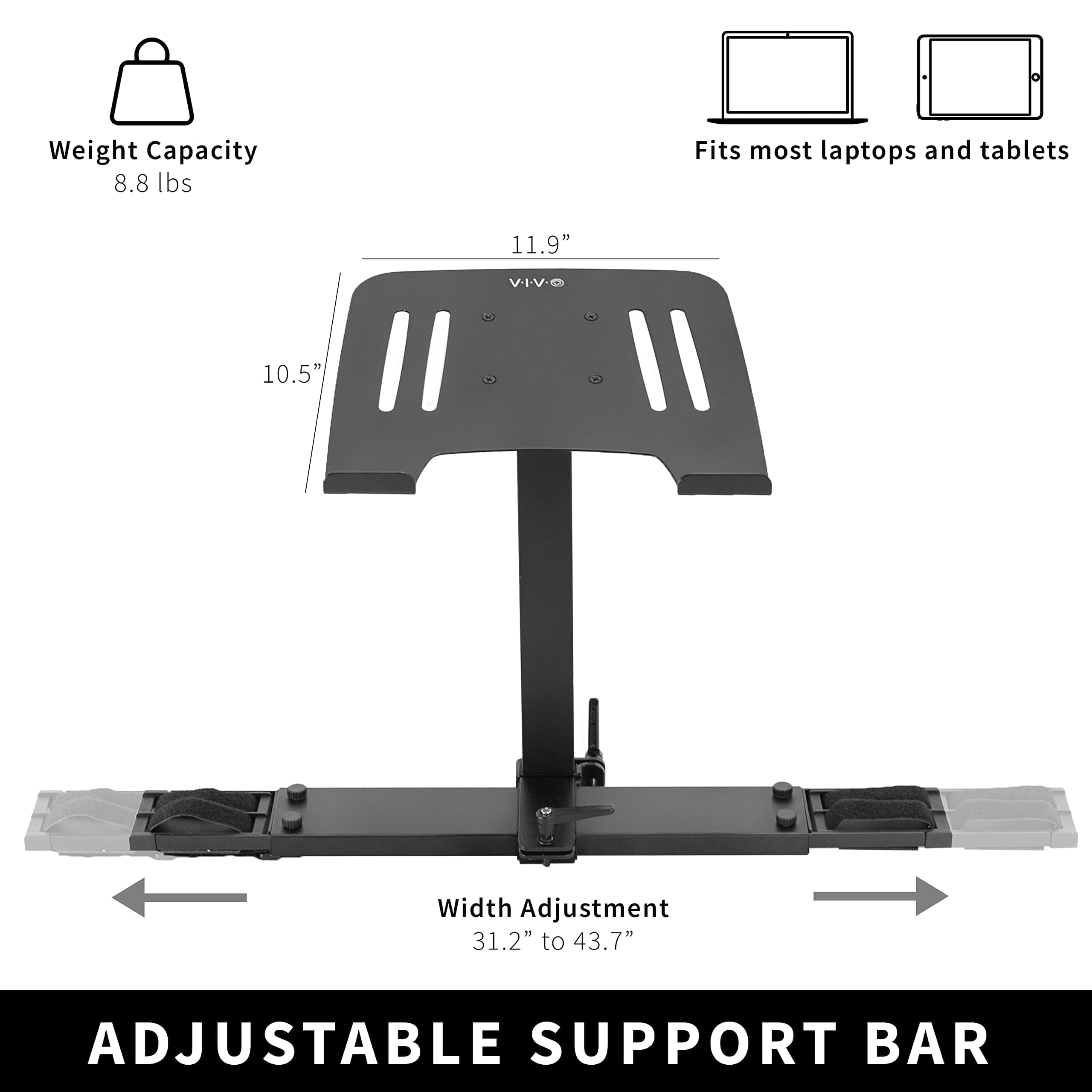 Soporte Universal de Laptop para Caminadora, Soporte - Imagen 4