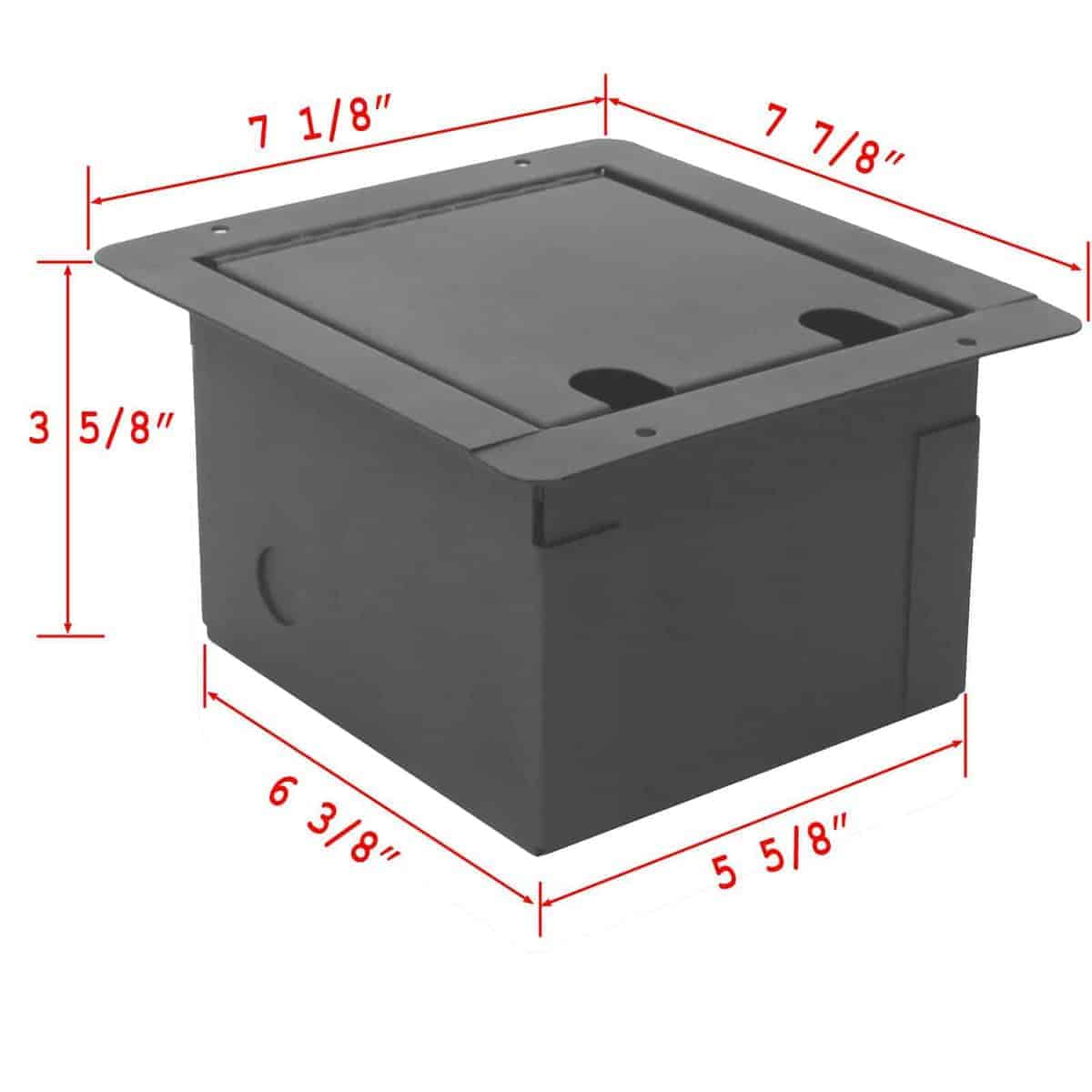 Caja de Escenario Empotrada de MCSPROAUDIO con 4 Conectores - Imagen 6