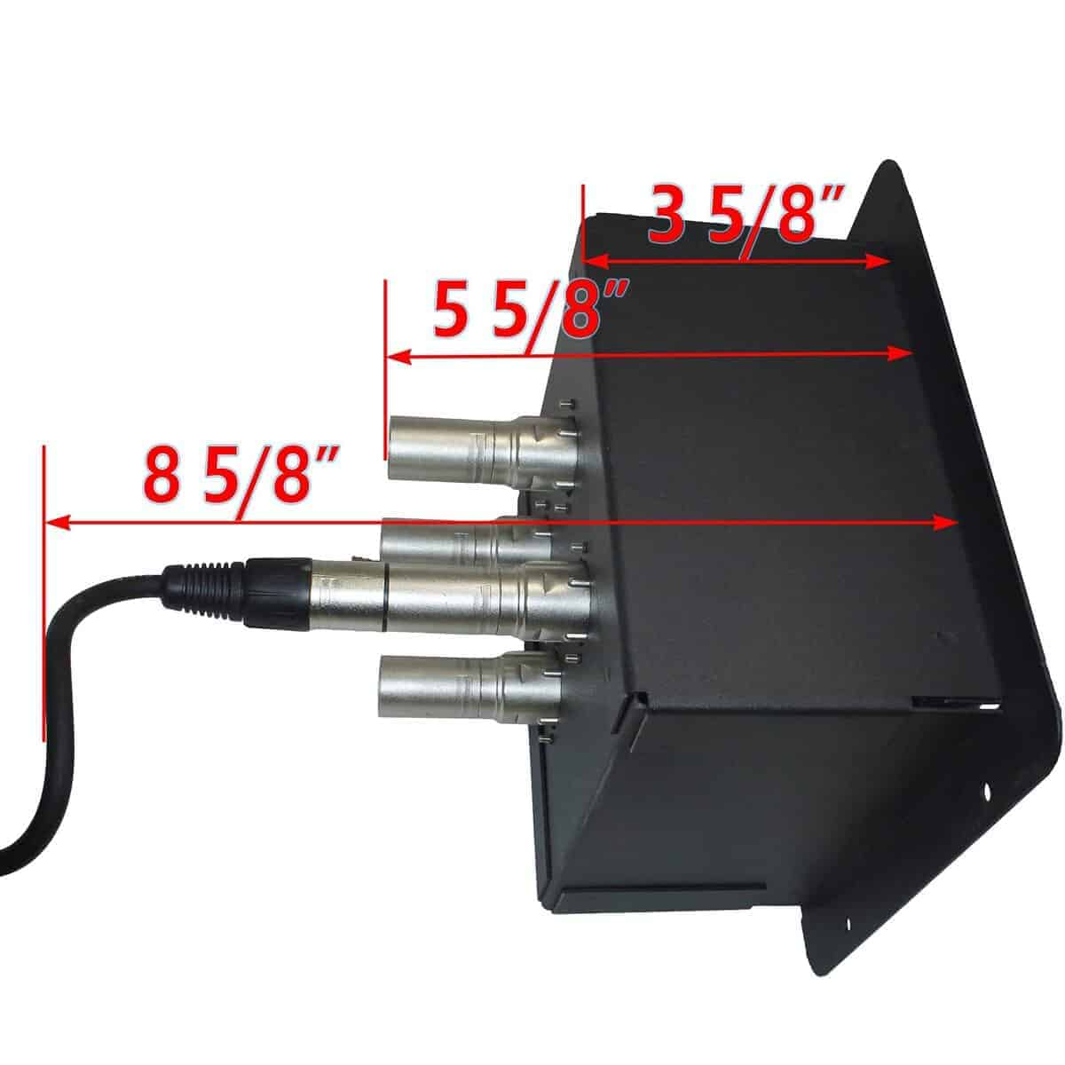 Caja de Escenario Empotrada de MCSPROAUDIO con 4 Conectores - Imagen 7