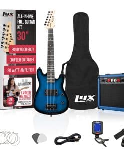 Kit de guitarra eléctrica LyxPro de 30 pulgadas para niños