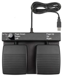 Pedal Doble USB ECS, Página Giratoria de Música