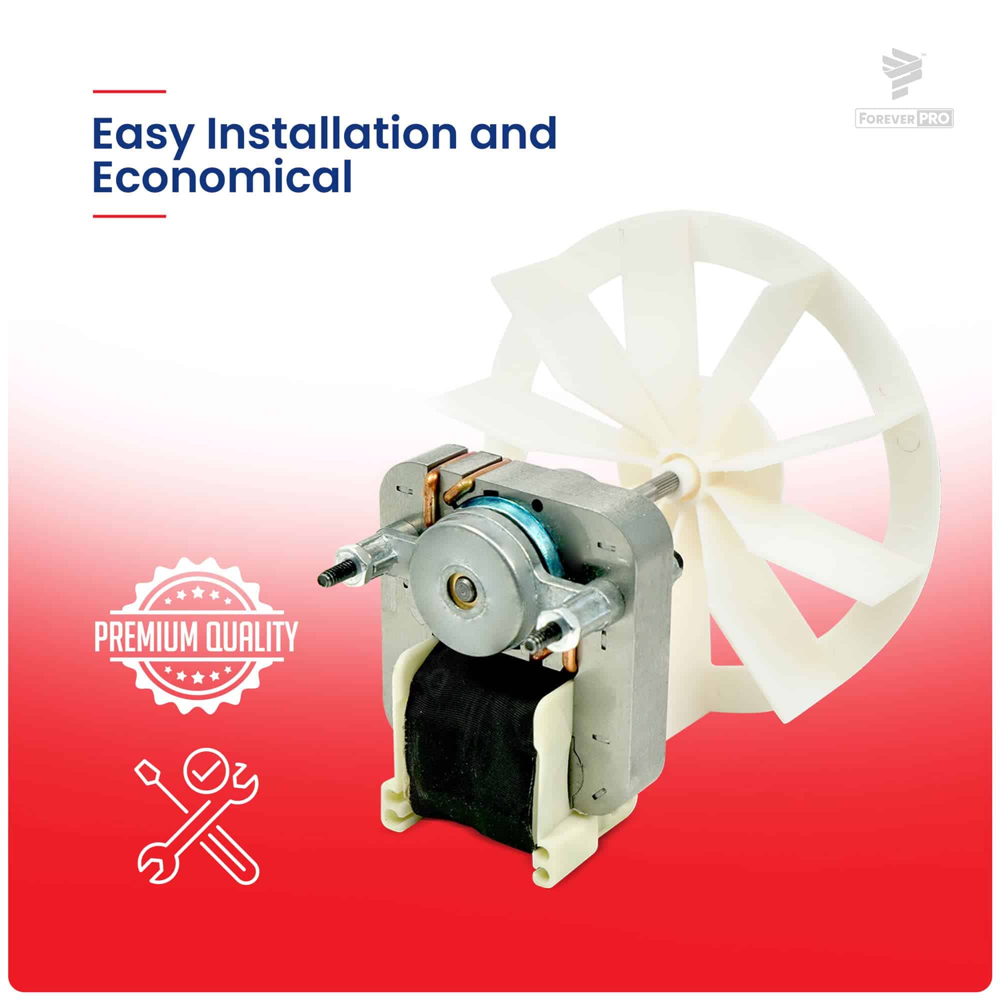 ForeverPRO S97012038 Motor para Electrodomésticos Broan - Imagen 3