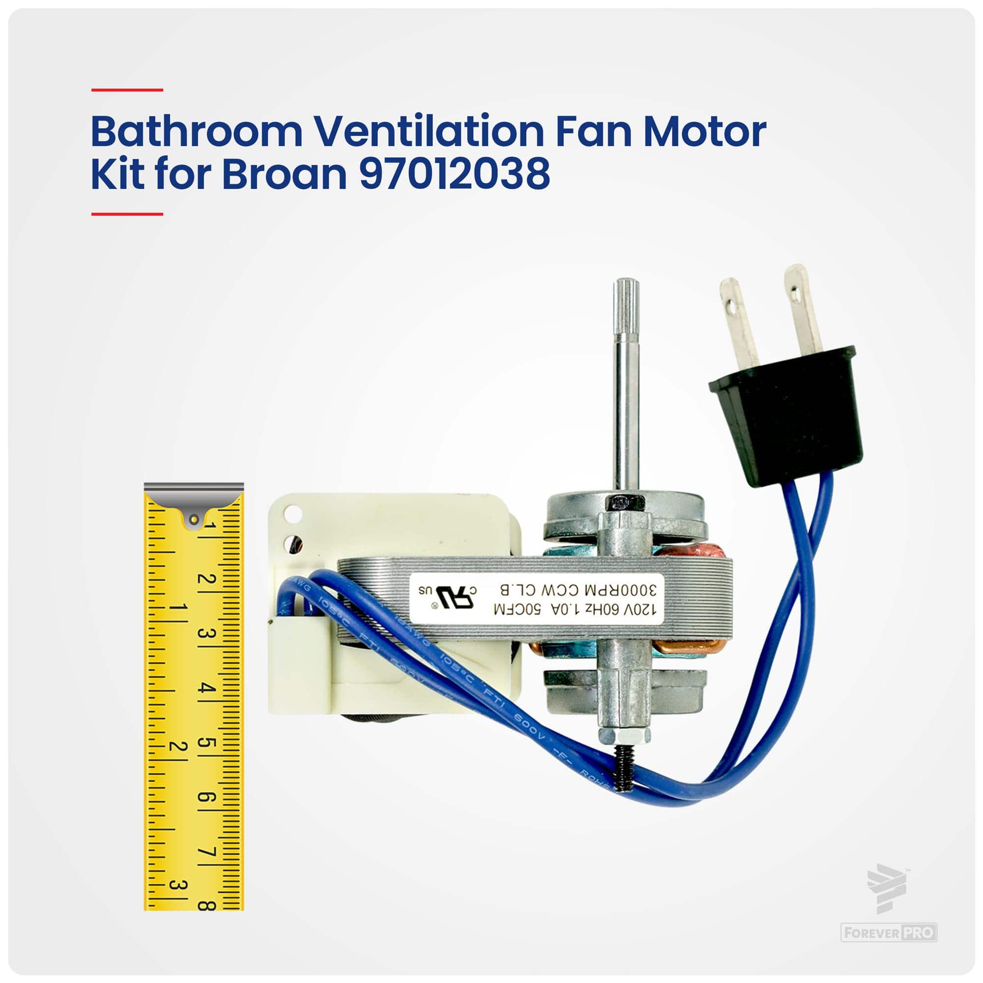 ForeverPRO S97012038 Motor para Electrodomésticos Broan - Imagen 5