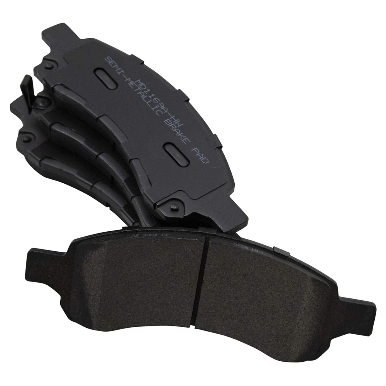 Kit de pastillas de freno metálicas delanteras TRQ Posi - Imagen 3