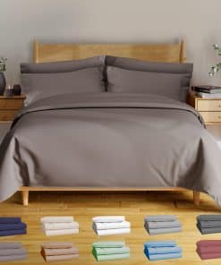 Juego de sábanas de lujo BAMPURE Serie 6 piezas King - 100%