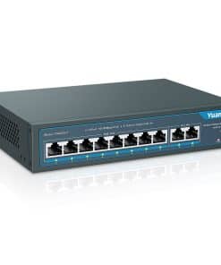 Switch PoE de 8 Puertos YuanLey con 2 Gigabit Uplink, 8