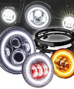 Faros LED de 7"/4.5" Passing Light TRUE MODS para Harley