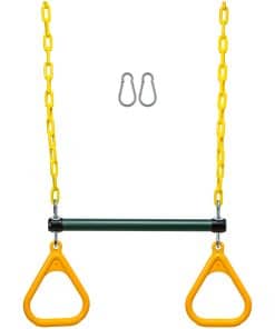 Barra de Columpio Trapecio de 18" Safe Kidz con Anillos y