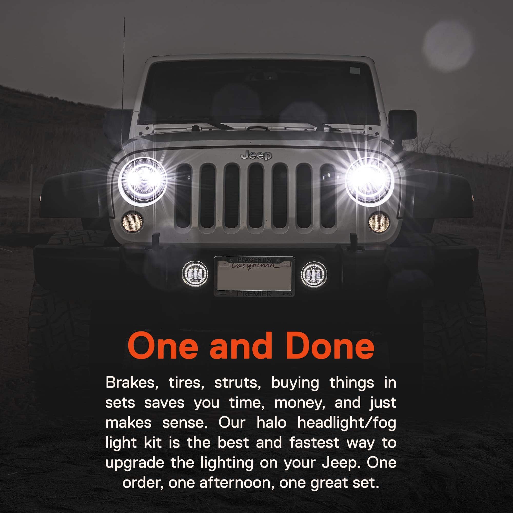 Juego de Faros LED TRUE MODS de 7 pulgadas H6024 + Faros de - Imagen 3