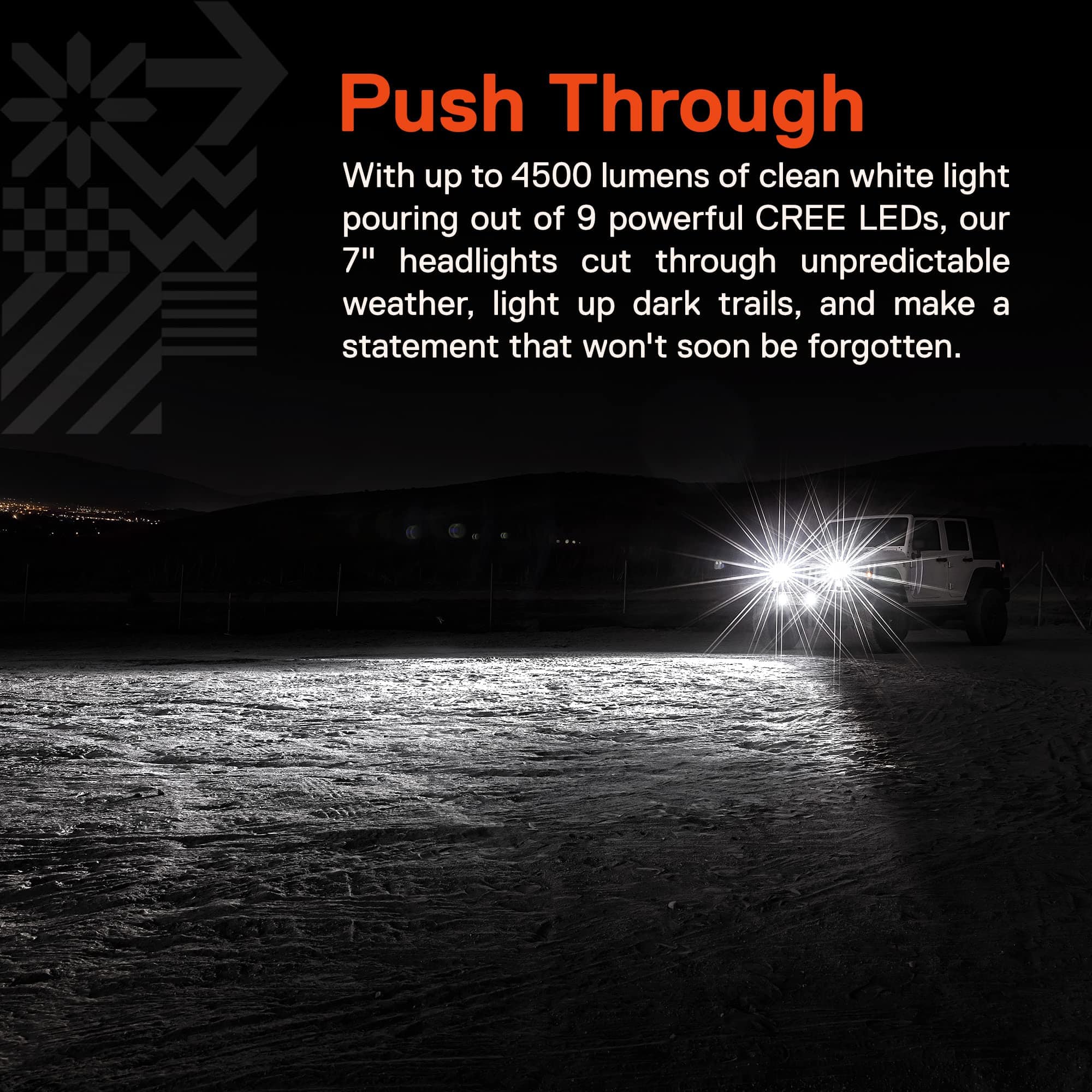 Juego de Faros LED TRUE MODS de 7 pulgadas H6024 + Faros de - Imagen 4