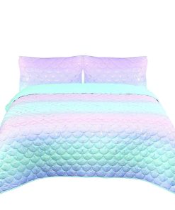 Juego de Edredón con Patrón de Sirena para Niñas Tadpoles,