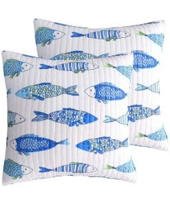 Levtex Home - Catalina - Set de dos fundas de cojín Euro -