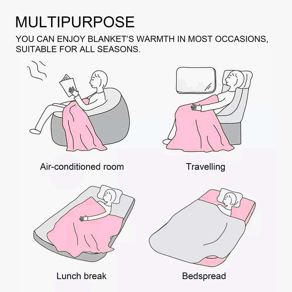 Manta de Lana Miblor con Hermosa Joya de Libélula en Fondo - Imagen 6