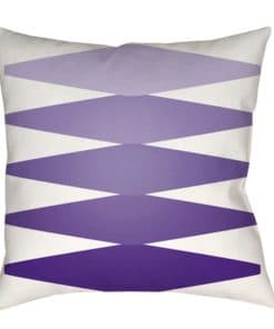 Funda de cojín Livabliss Moderne, 22" X 22", Morado,