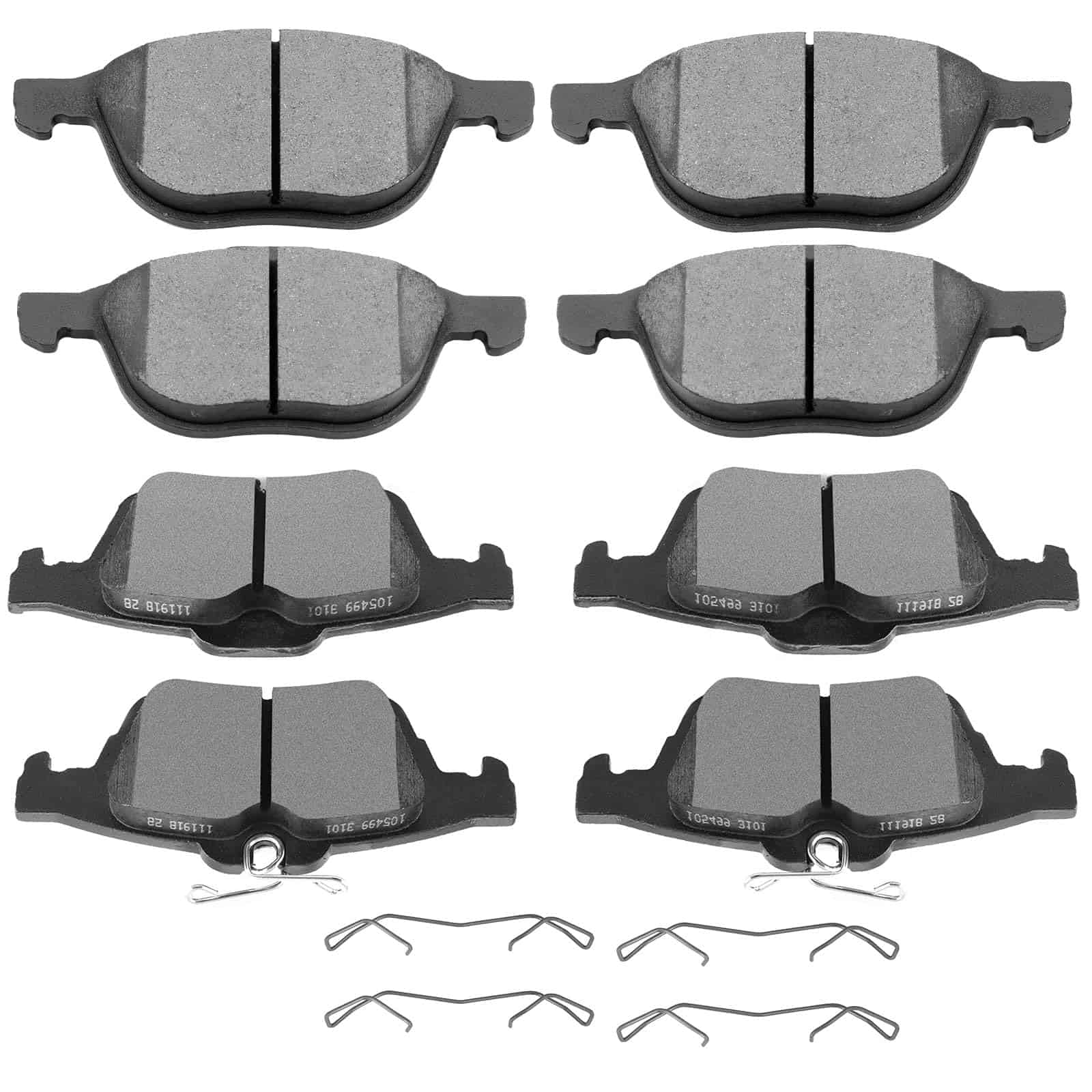 Juegos de Frenos, SCITOO 8pcs Pastillas de Freno de Disco