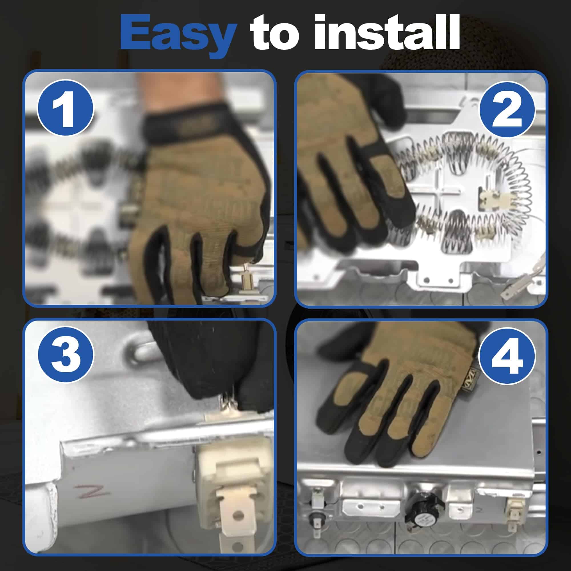 Elemento Calefactor para Secadora Romalon DC47-00019A - Imagen 7