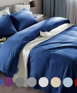 Juego de sábanas SONORO KATE Super Suave -Azul Marino