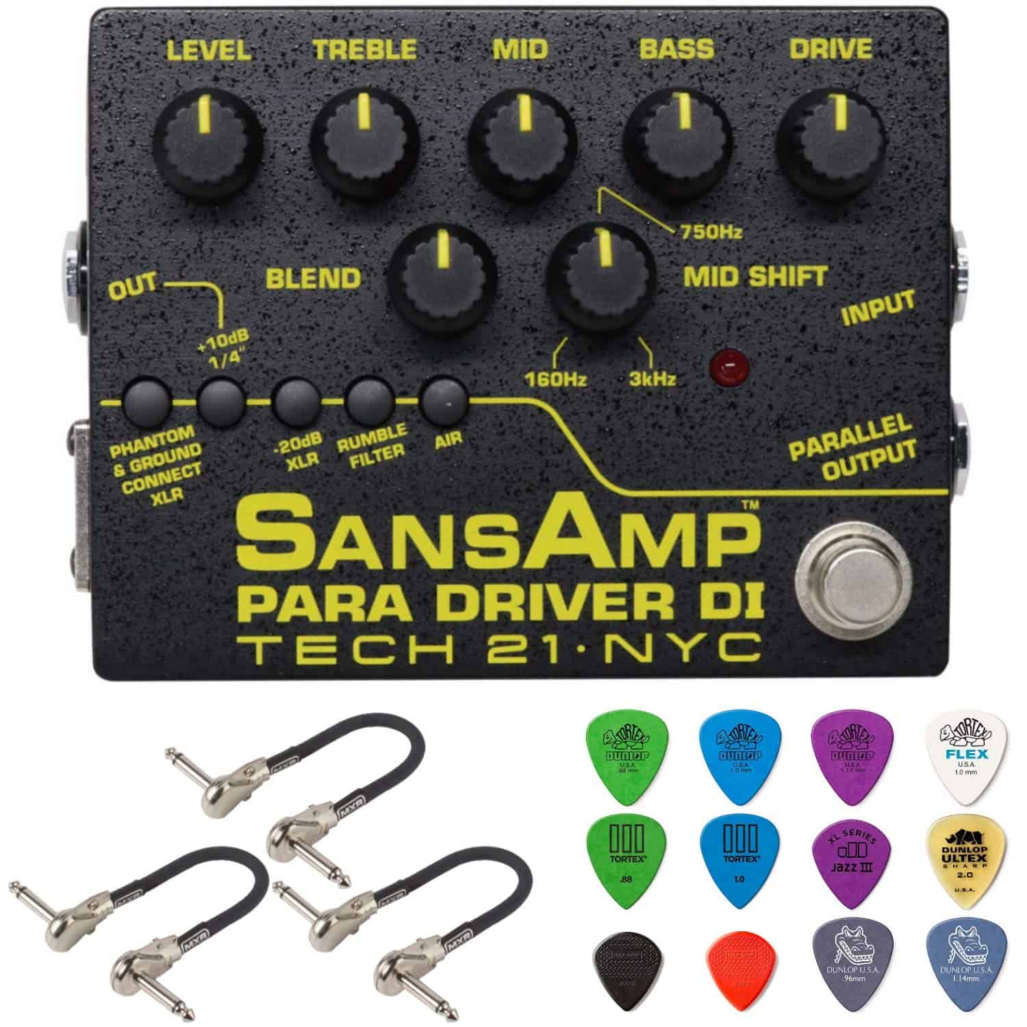 Pedal preamplificador Tech 21 SansAmp Para Driver DI V2 con