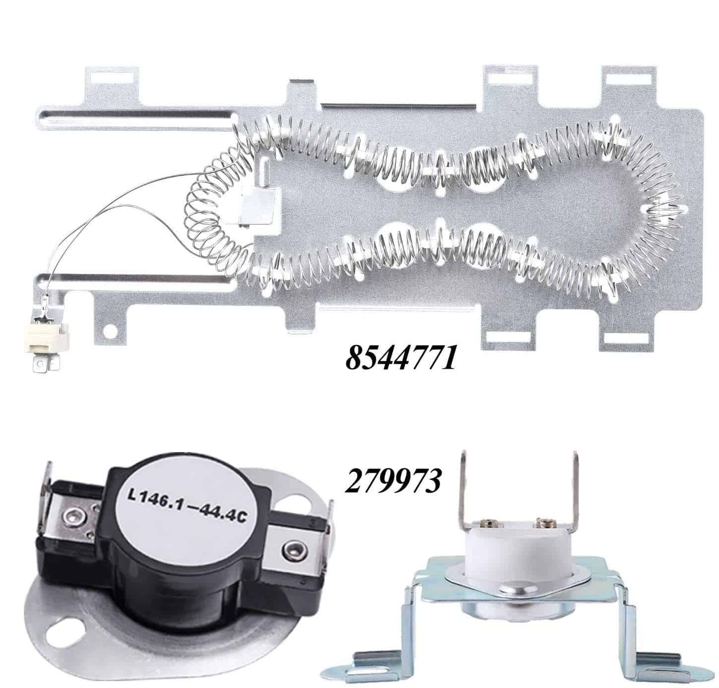 Elemento Calefactor WP8544771 para Secadora Whirlpool - Imagen 3