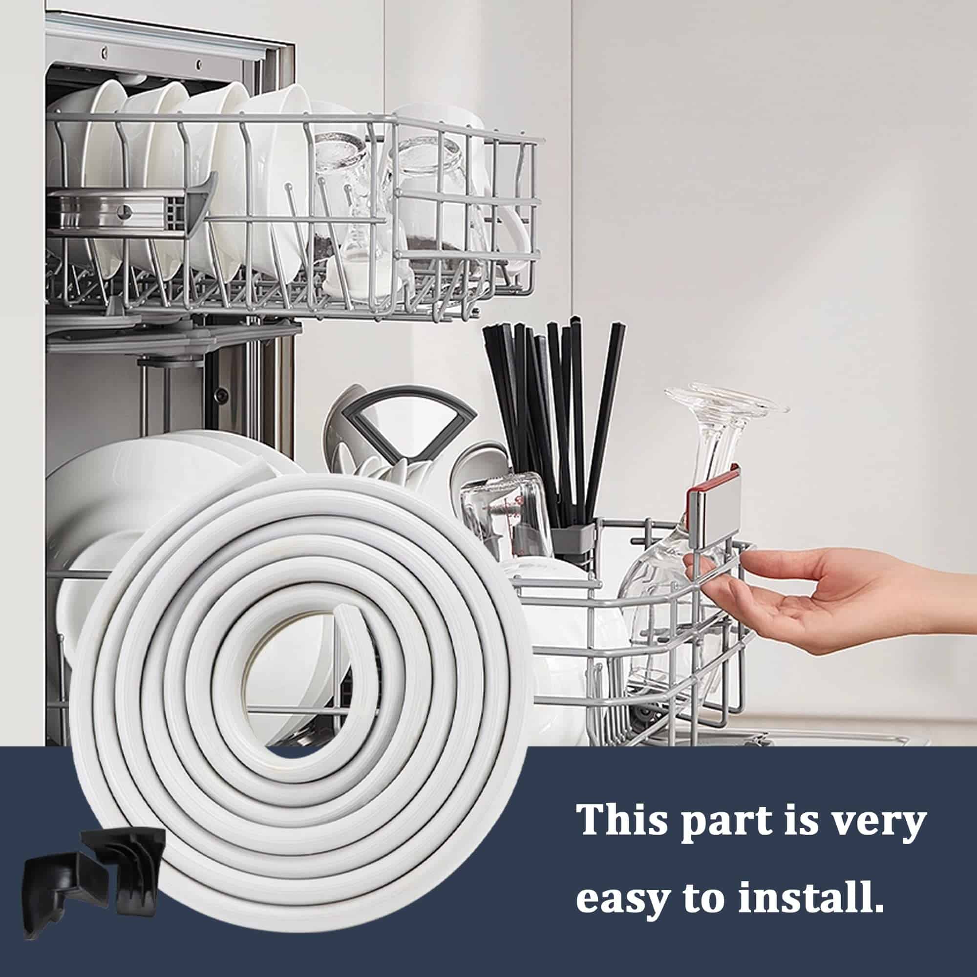 Junta de Puerta para Lavavajillas Romalon WD08X10057 con - Imagen 7