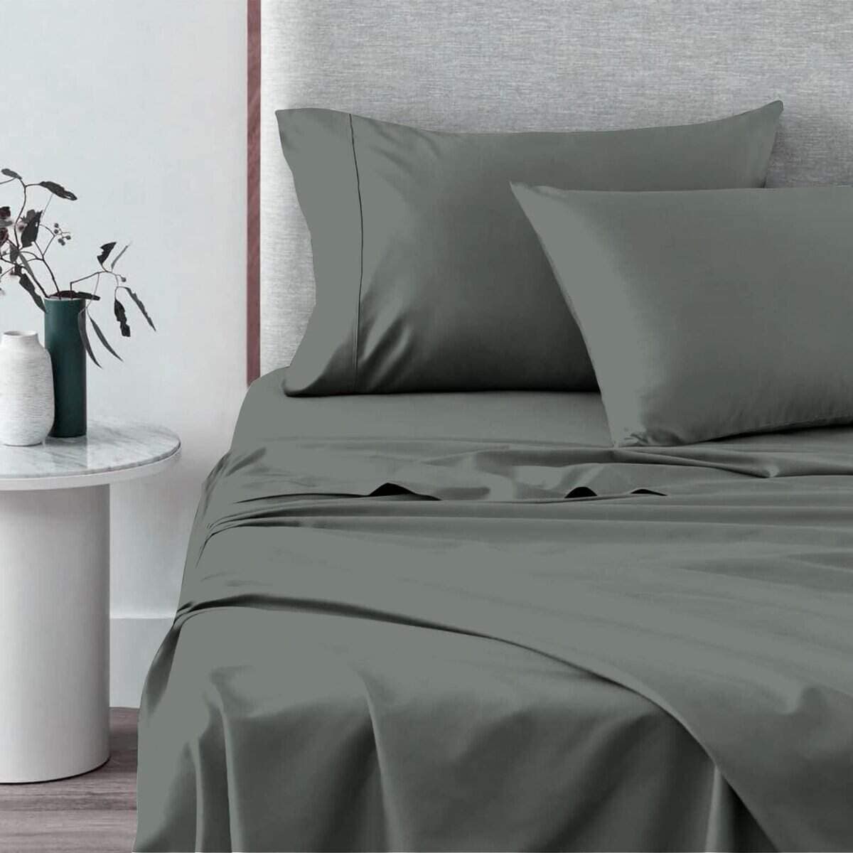 Juego de Sábanas 100% Algodón Pizuna King Size, 600 Hilos