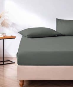 Sábana Ajustable King Pizuna 100% Algodón Puro, 600 Hilos,