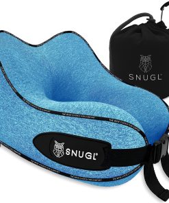 Almohada de Viaje SNUGL para Niños - Almohadas -Coral Azul