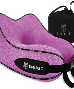 Almohada de Viaje SNUGL para Niños - Almohadas -Lila Morado