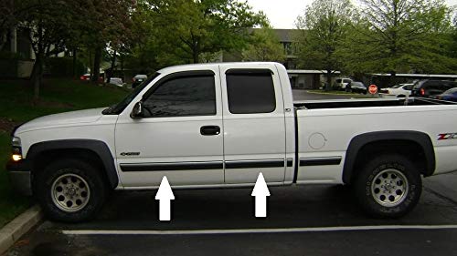 Moldura de Carrocería Lateral Negra Brillante para Chevy - Imagen 5