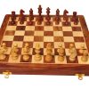 Set de Ajedrez de Madera Magnético de 12.5 x 12.5 Pulgadas