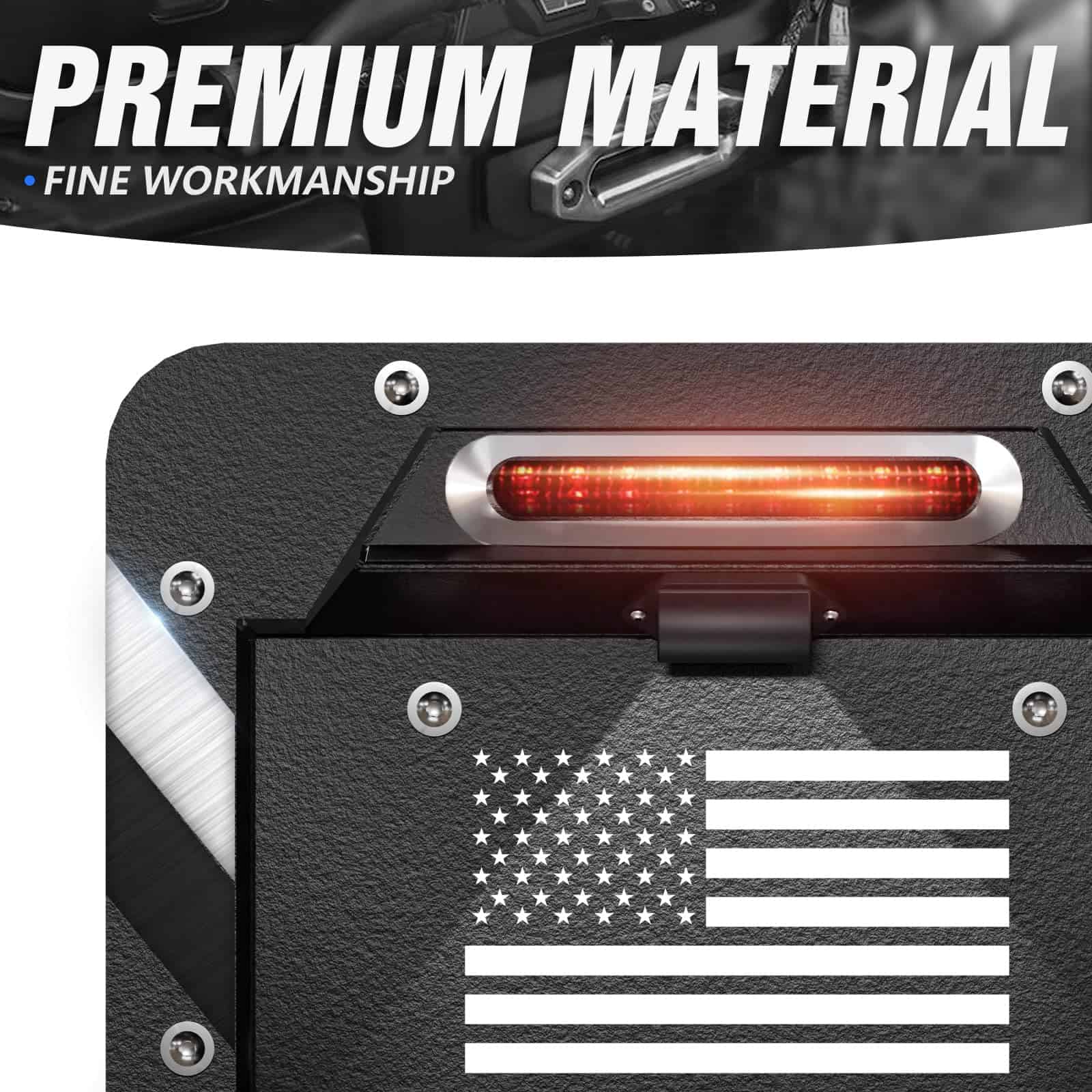 YZONA JK Soporte De Eliminación De Llantas De Repuesto con - Imagen 6