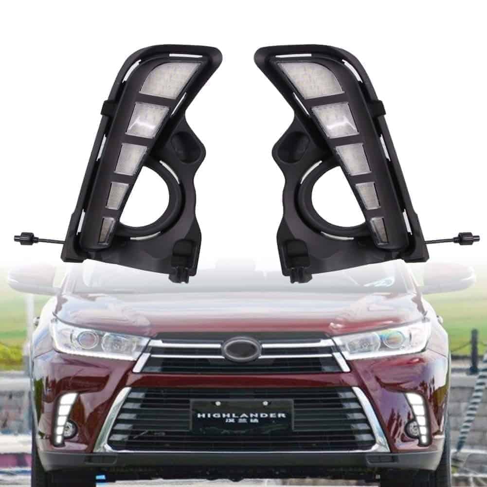 GeeGeeTop Switchback White/Amber LED Front Fog Daytime