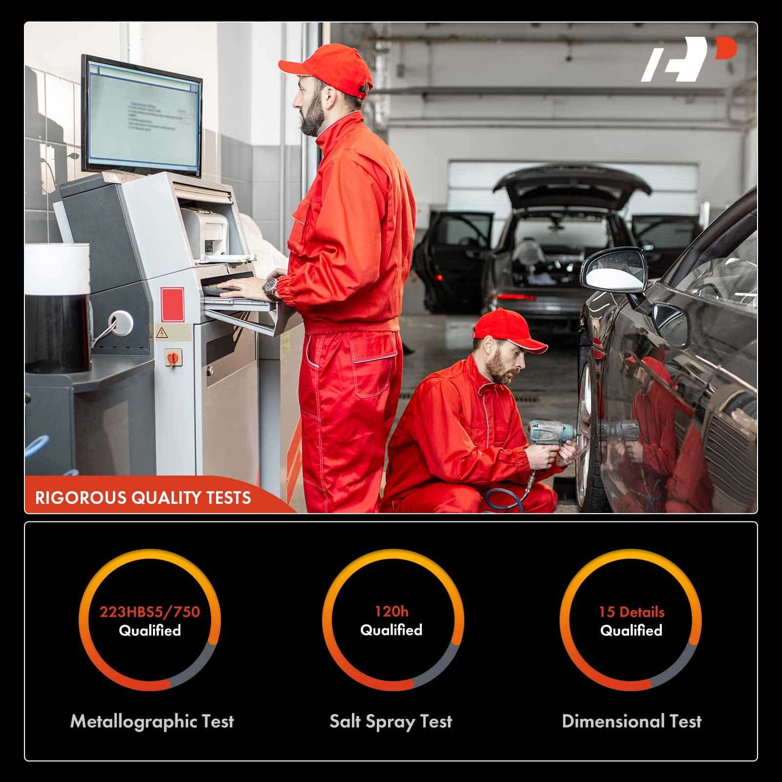 Juego de dirección delantera A-Premium compatible con - Imagen 4