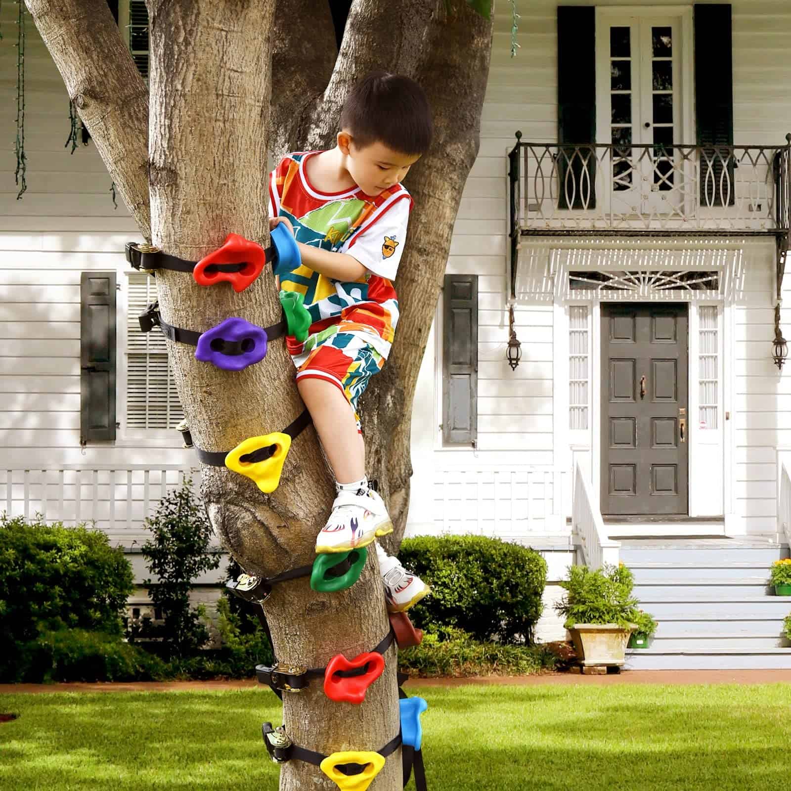 TOPNEW 12 Agarres de Escalada de Árbol para Niños, Adultos - Imagen 7