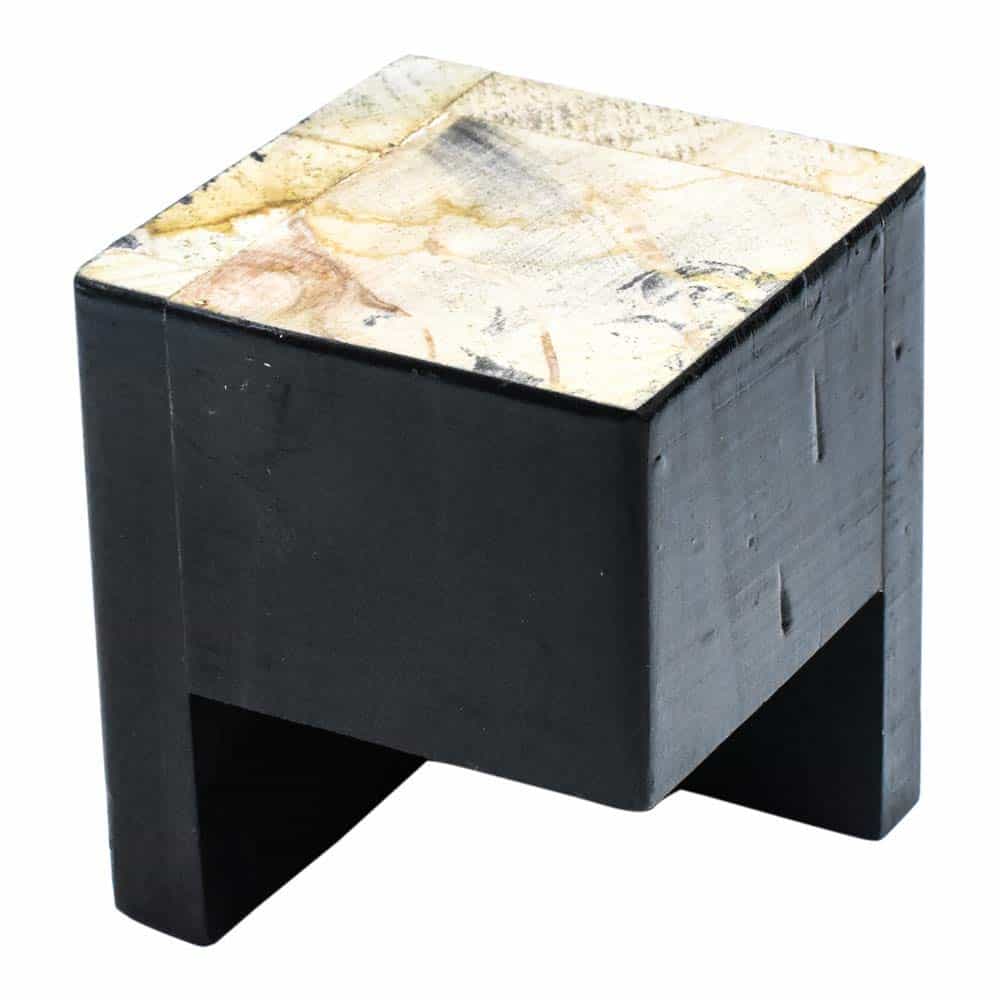 Paquete de 4 Elevadores de Muebles Cuadrados Negros - Imagen 6