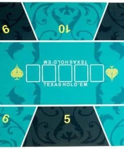 Tapete de Pokér 70 x 35 pulgadas, Tapete de Goma para Pokér