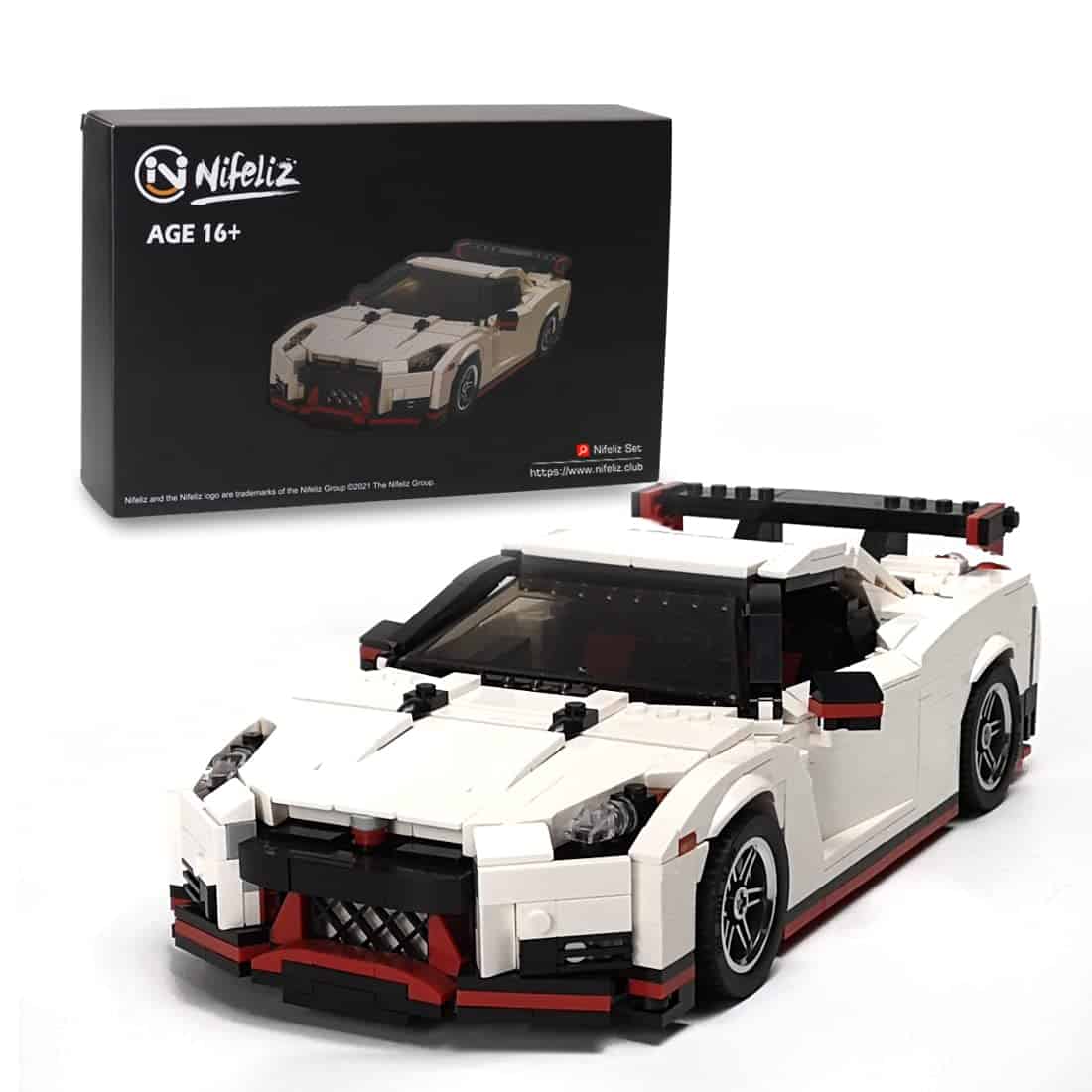 Nifeliz Mini Sports Car GTRS MOC Bloques de Construcción y