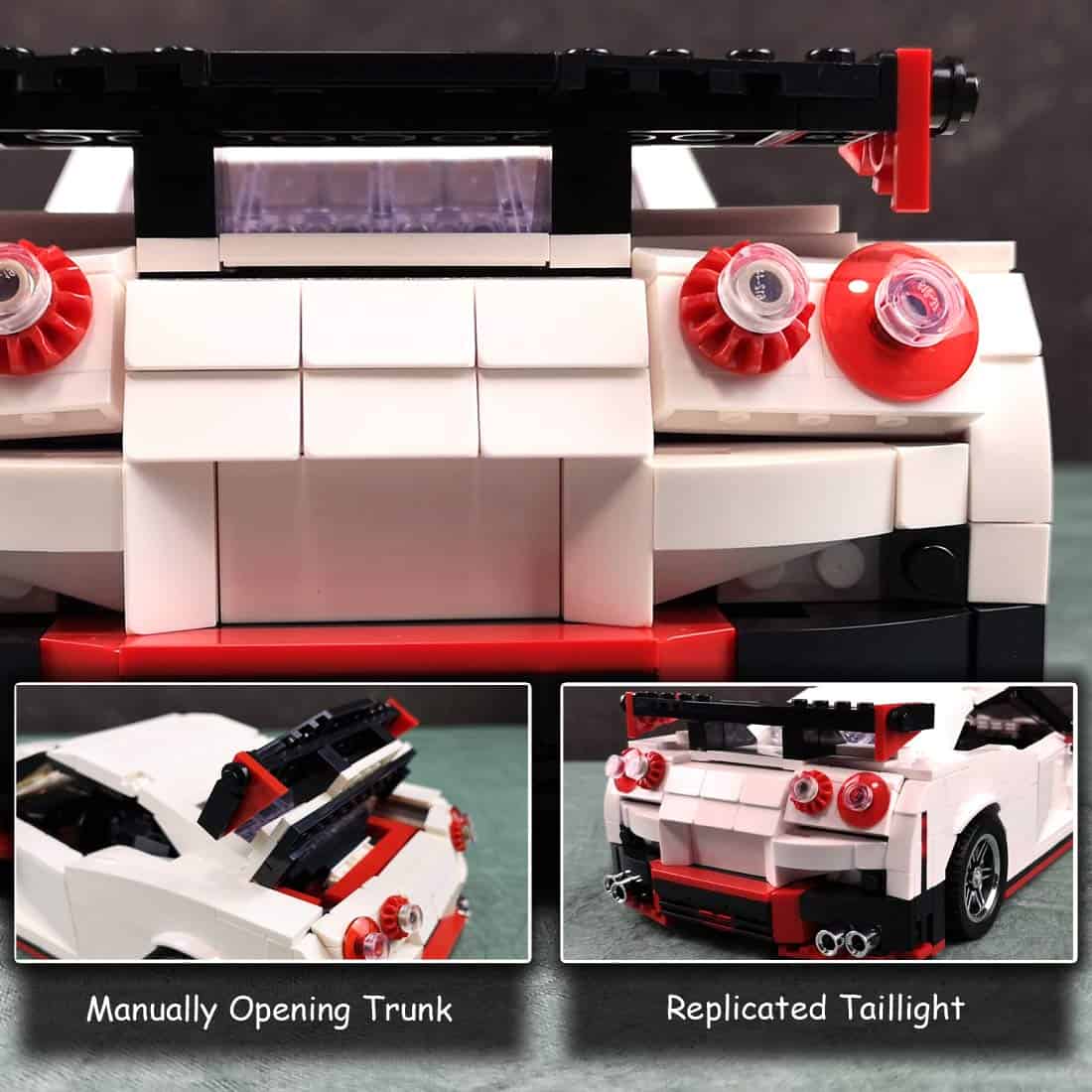 Nifeliz Mini Sports Car GTRS MOC Bloques de Construcción y - Imagen 6