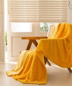 Manta de peluche esponjosa de lujo Simple&Opulence con