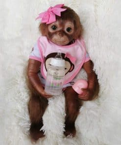 Wamdoll 20 pulgadas 50CM Realista Muñeco Bebé Mono Renacido