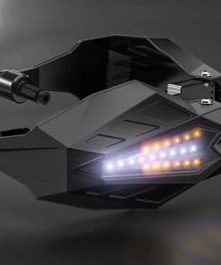 Protector de viento universal para motocicletas con luces