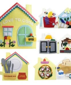 MOVEBO- Libro de tela Libro tranquilo Libro entretenido