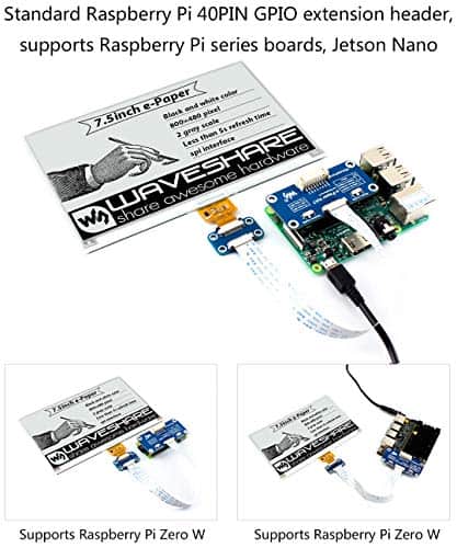 Pantalla E-Ink Waveshare de 7.5 pulgadas, 800x480 Píxeles - Imagen 5