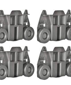 Jolaxy 4-Pack Ruedas para Lavavajillas W10195417 Repuesto
