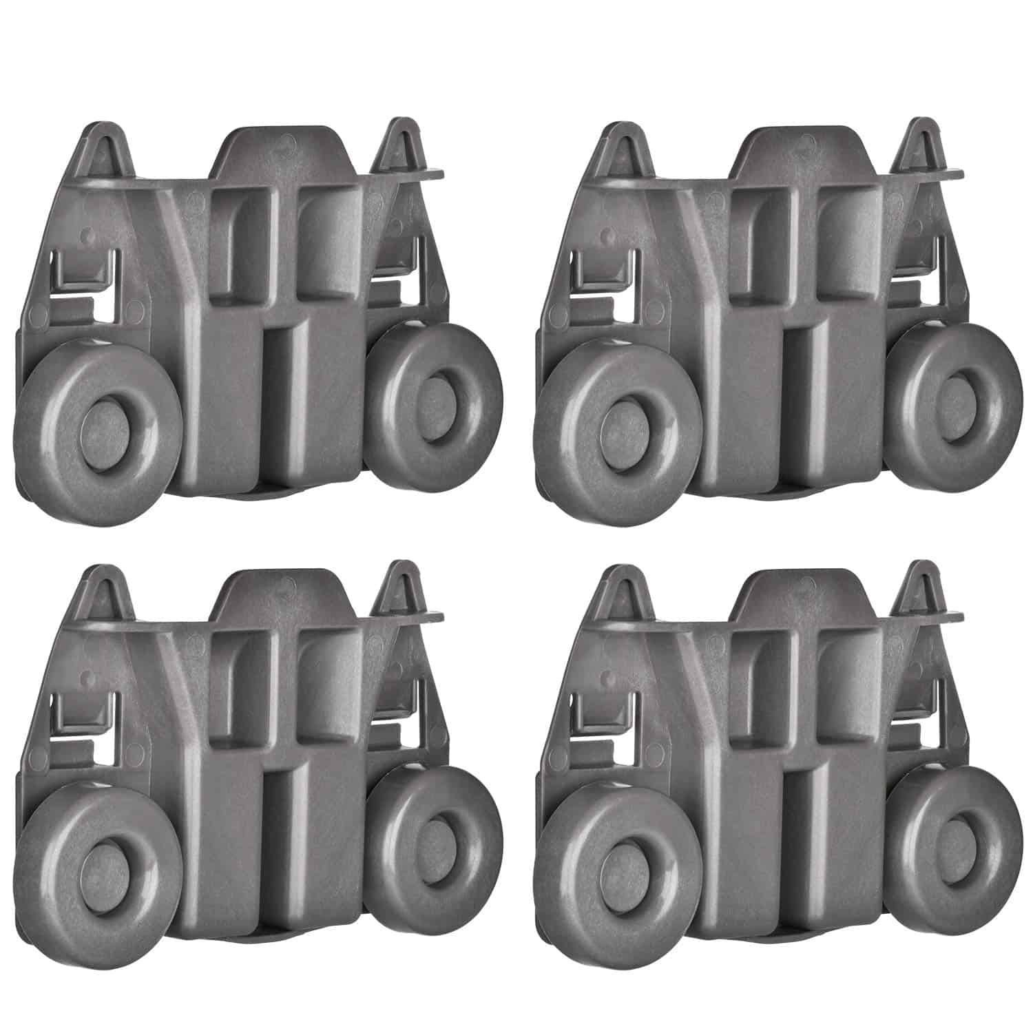 Jolaxy 4-Pack Ruedas para Lavavajillas W10195417 Repuesto
