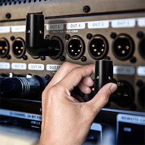 Par de Adaptadores en Ángulo de 3-PIN XLR | Doble Macho y - Imagen 7